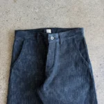 the hidden rivet grounded slub straight leg jeans (5)